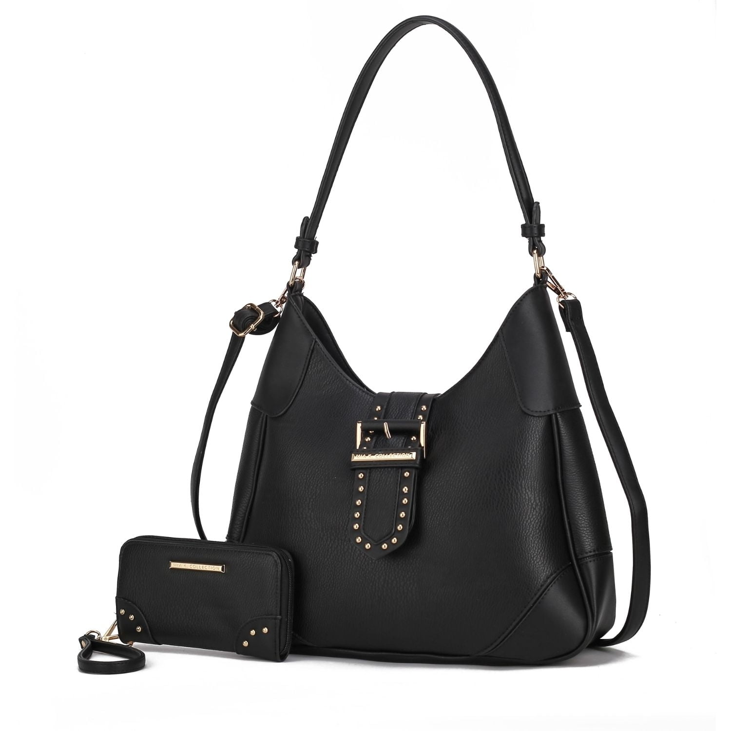 Shoulder bag with matching wallet best sale