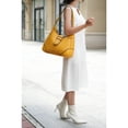 thumbnail image 1 of MKF Collection Women's Juliette Shoulder Handbag & Matching Wallet 2 Piece Set by Mia K. - Mustard, 1 of 2