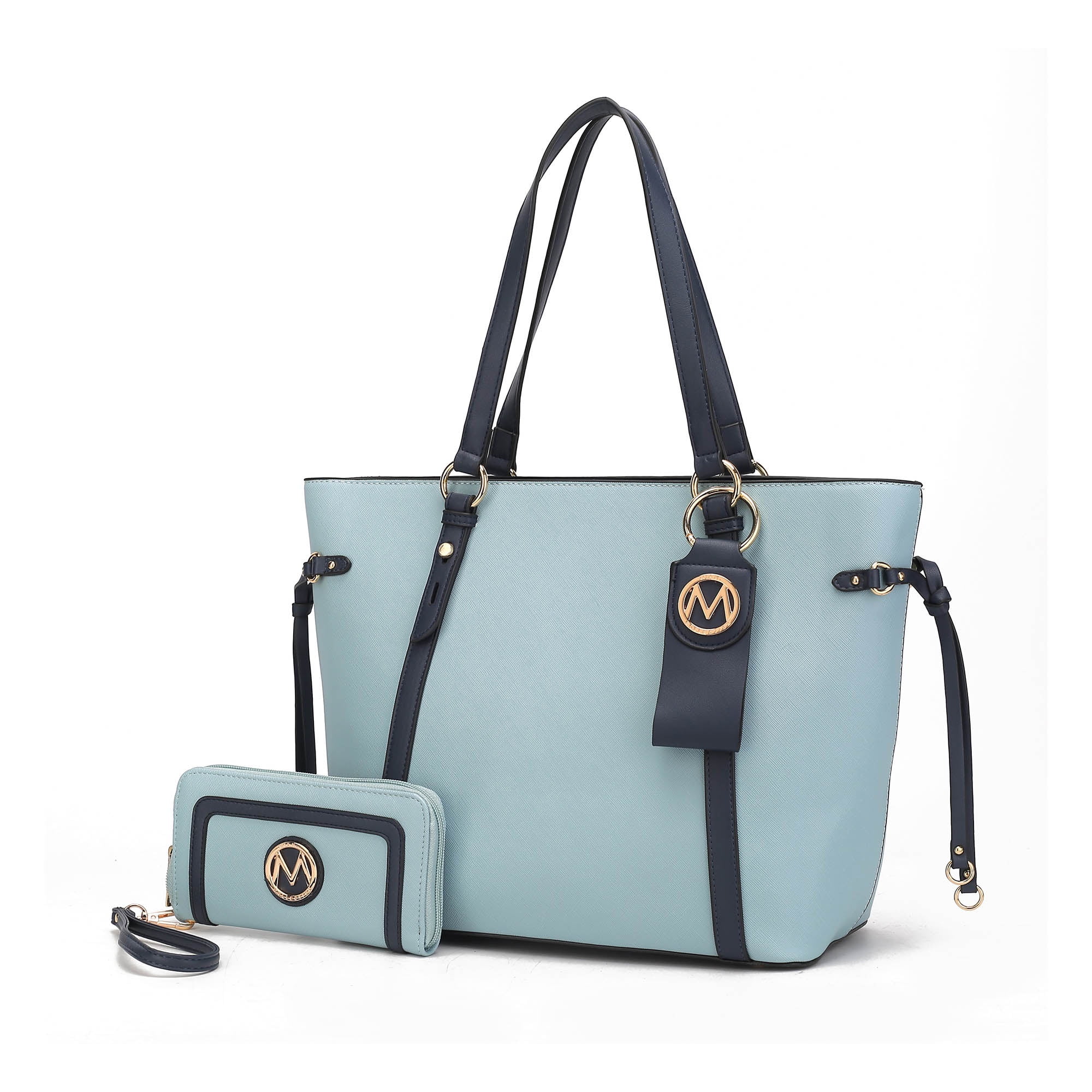 MKF Collection Women's Koeia Vegan Leather Tote Bag, Wristlet
