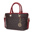thumbnail image 1 of MKF Collection Yonah Signature Printed Vegan Leather Women’s Tote Bag Durable and Lightweight Handbag by Mia K -Red, 1 of 7
