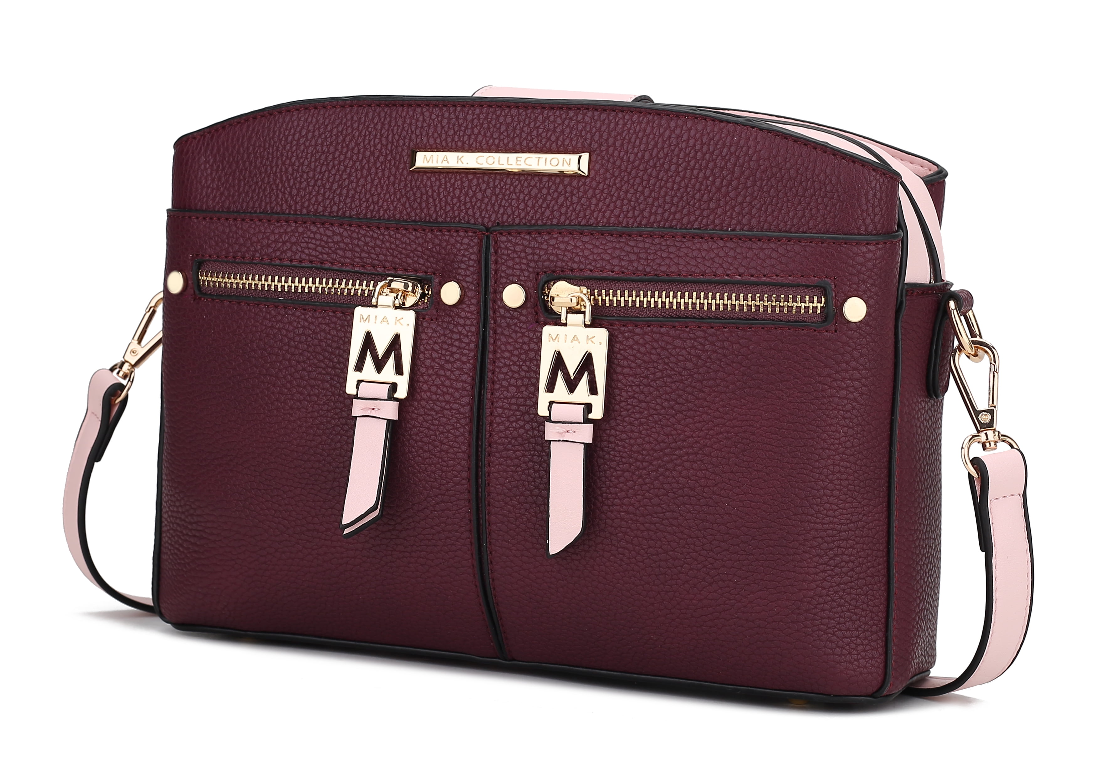 MKF Collection Zoely Vegan Leather Women's Crossbody Bag, Stylish Purse