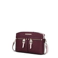 thumbnail image 1 of MKF Collection Zoely Vegan Leather Women's Crossbody Bag by Mia K., Wine Blush, 1 of 13