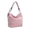 thumbnail image 1 of MKF Collection by Mia K. MKF-3179SD-PK Emily Soft Vegan Leather Hobo Bag, 1 of 8