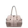 thumbnail image 1 of MKF Collection by Mia K. MKF-LKC-6658BG Flira Satchel Bag, Beige, 1 of 10