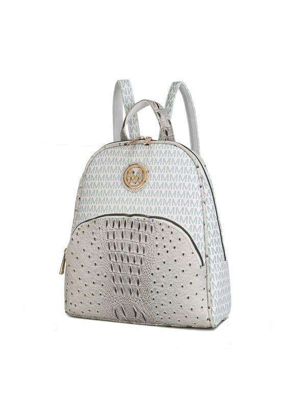 MKF Collection by Mia K. MKF-UM5525WH Olympia Backpack