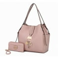 thumbnail image 1 of MKF Collection by Mia K. MKF-X601BLS Stellini Hobo Bag & Wallet Set, Blush, 1 of 11
