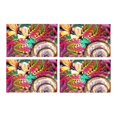 thumbnail image 1 of MKHERT Abstract 3D Rendering Combo Artwork with Fractal Buttons Placemats Table Mats for Dining Room Kitchen Table Decoration 12x18 inch,Set of 4, 1 of 4