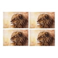 thumbnail image 1 of MKHERT Abstract Animal, Beautiful Lion Head Oil Painting Placemats Table Mats for Dining Room Kitchen Table Decoration 12x18 inch,Set of 4, 1 of 4