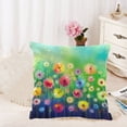 thumbnail image 1 of MKHERT Abstract floral Throw Pillowcase Pillow Cover Cushion Couver 18x18 inch, 1 of 3