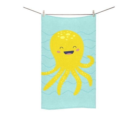 MKHERT Adorable Octopus Bath Towel Hand Towel Shower Towel Washcloth 16x28 inch