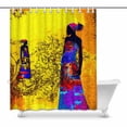 thumbnail image 1 of MKHERT Africa Retro Vintage Afro American Women House Decor Shower Curtain for Bathroom Decorative Bathroom Shower Curtain Set 60x72 inch, 1 of 1