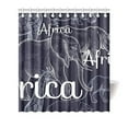 thumbnail image 1 of MKHERT African Woman Shower Curtain Waterproof Bath Curtain Decor 66x72 inch, 1 of 2