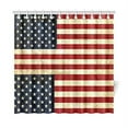 thumbnail image 1 of MKHERT American Flag Design Shower Curtain Home Decor Bathroom Shower Curtain 66x72 inch, 1 of 1