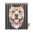 thumbnail image 1 of MKHERT American Pit Bull Polyester Fabric Bathroom Shower Curtain 66x72 inch, 1 of 1