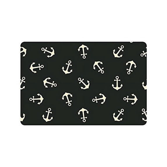 MKHERT Anchors Ocean Pattern Doormat Rug Home Decor Floor Mat Bath Mat 23.6x15.7 inch