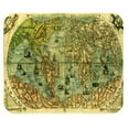 thumbnail image 1 of MKHERT Ancient World Map Rectangle Mousepad Mat For Mouse Mice Size 9.84x7.87 inches, 1 of 1
