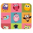 thumbnail image 1 of MKHERT Animal Print Cute Owl Collection Rectangle Mousepad Mat For Mouse Mice Size 9.84x7.87 inches, 1 of 1