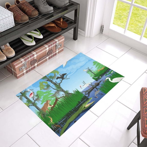 MKHERT Animals Doormat Rug Home Decor Floor Mat Bath Mat 23.6x15.7 inch