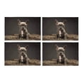 thumbnail image 1 of MKHERT Baby French Bulldog Cute Puppy Placemats Table Mats for Dining Room Kitchen Table Decoration 12x18 inch,Set of 4, 1 of 4