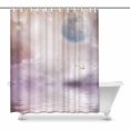 thumbnail image 1 of MKHERT Background Shower Curtain Bath Curtain Waterproof fabric Polyester Curtains 60x72 inch, 1 of 1