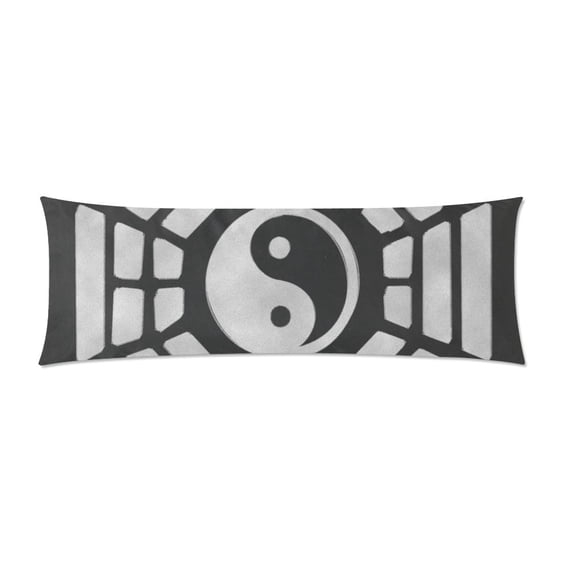 MKHERT Bagua Yin Yang Body Pillow Pillowcase Pillow Protector Cushion Cover 20x60 Inch