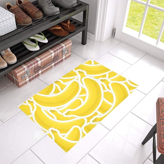 MKHERT Banana Doormat Rug Home Decor Floor Mat Bath Mat 23.6x15.7 inch