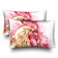 thumbnail image 1 of MKHERT Beautiful Colorful And Bright Rooster Pillowcase Pillow Protector Cushion Cover 20x30 inch,Set of 2, 1 of 2