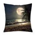 thumbnail image 1 of MKHERT Beautiful Fantasy Tropical Beach Pillow Covers Pillowcase Throw Pillows 18x18 inch, 1 of 2