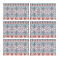 thumbnail image 1 of MKHERT Beautiful Floral Paisley Ethnic Mandala Placemats Table Mats for Dining Room Kitchen Table Decoration 12x18 inch,Set of 6, 1 of 4