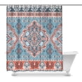 thumbnail image 1 of MKHERT Beautiful Floral Paisley Ethnic Mandala Waterproof Shower Curtain Decor Fabric Bathroom Set 66x72 inch, 1 of 1