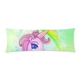 thumbnail image 1 of MKHERT Beautiful Pink Unicorn Body Pillowcase Pillow Protector Cushion Cover 20x60 inch, 1 of 1