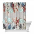 thumbnail image 1 of MKHERT Beautiful Realistic Spring Flowers Pastel Pink Floral Waterproof Shower Curtain Decor Fabric Bathroom Set 60x72 inch, 1 of 1