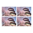 thumbnail image 1 of MKHERT Beautiful Sakura Cherry Blossoms with Nice Sky Placemats Table Mats for Dining Room Kitchen Table Decoration 12x18 inch,Set of 4, 1 of 4