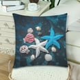 thumbnail image 1 of MKHERT Beautiful Sea Composition Throw Pillowcase Pillow Cover Cushion Couver 18x18 inch, 1 of 3