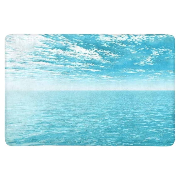 MKHERT Beautiful Seascape Tropical Summer Blue Ocean Sea Doormat Rug Home Decor Floor Mat Bath Mat 23.6x15.7 inch
