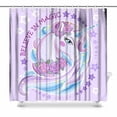 thumbnail image 1 of MKHERT Beautiful Unicorn With Roses Shower Curtain Home Decor Bathroom Shower Curtain 66x72 inch, 1 of 1