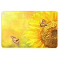 thumbnail image 1 of MKHERT Beautiful Yellow Sunflower with Butterfly Doormat Rug Home Decor Floor Mat Bath Mat 23.6x15.7 inch, 1 of 3