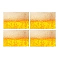thumbnail image 1 of MKHERT Beer Bubbles Placemats Table Mats for Dining Room Kitchen Table Decoration 12x18 inch,Set of 4, 1 of 4