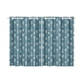 thumbnail image 1 of MKHERT Beige Arrows Blackout Window Curtain Kitchen Curtain 26x39 inch, 2 Panels, 1 of 3