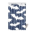 thumbnail image 1 of MKHERT Black Bats Polyester Fabric Bathroom Shower Curtain 48x72 inch, 1 of 1