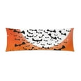 thumbnail image 1 of MKHERT Black Bats and Moon Body Pillow Pillowcase Pillow Protector Cushion Cover 20x60 Inch, 1 of 1