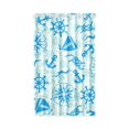 thumbnail image 1 of MKHERT Blue Sea Icons Window Curtain Living Room,Bedroom Window Drapes 52x84 inch, 1 of 2