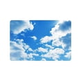 thumbnail image 1 of MKHERT Blue Sky with Clouds Layer and Sun Doormat Rug Home Decor Floor Mat Bath Mat 23.6x15.7 inch, 1 of 3