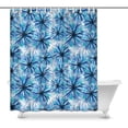 thumbnail image 1 of MKHERT Blue Violet Cornflowers On A White Background Waterproof Shower Curtain Decor Fabric Bathroom Set Hooks 60x72 inch, 1 of 1