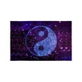 thumbnail image 1 of MKHERT Boho Yin Yang Chinese Symbol Peace Zen Bohemian Galaxy Outer Space Placemats Table Mats for Dining Room Kitchen Table Decoration 12x18 inch,Set of 4, 1 of 4