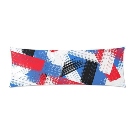 MKHERT Bold Plaid Body Pillowcase Pillow Protector Cushion Cover 20x60 inch