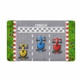 thumbnail image 1 of MKHERT Boy's Toy Cartoon Car Race Finish Top View Doormat Rug Home Decor Floor Mat Bath Mat 30x18 inch, 1 of 3