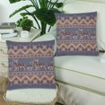 thumbnail image 1 of MKHERT Brown Pattern Throw Pillowcase Pillow Cover Cushion Couver 18x18 inch, Set of 2, 1 of 3