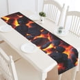 thumbnail image 1 of MKHERT Burning Coal Table Runner for Office Kitchen Dining Wedding Party Home Decor 14x72 inch, 1 of 3