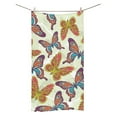 thumbnail image 1 of MKHERT Butterflies Bath Towel Shower Towel Wash Cloth Face Towels 16x28 Inches, 1 of 3